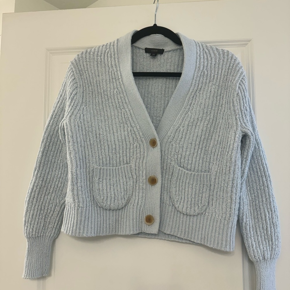 JCrew light blue sweater XS